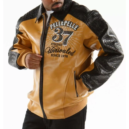 Pelle Pelle Yellow Avant Leather Jacket view 2