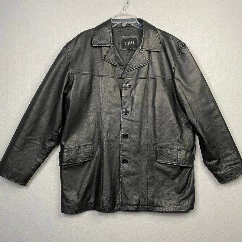 Pelle Pelle Mens Leather Coat