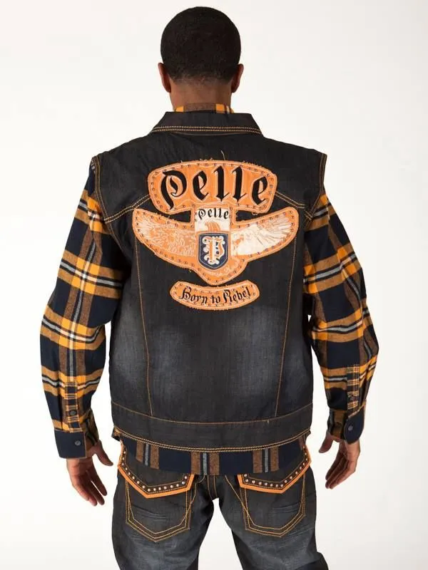 Pelle Pelle Dark Blue Denim Vest
