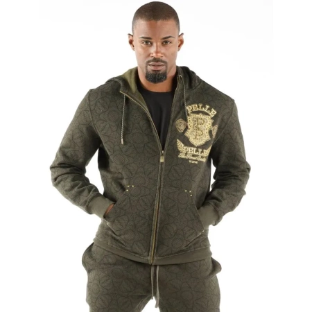 Pelle Pelle Mens Fortune Olive Tracksuit view 3