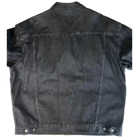 Pelle Pelle Mens Black Denim Jacket view 2