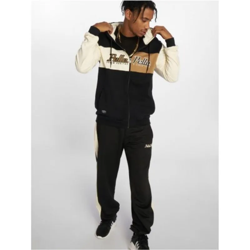 Pelle Pelle Mens Black Cotton Tracksuit