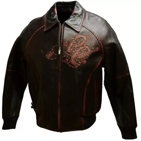 Pelle Pelle Mens Brown Leather Jacket view 2
