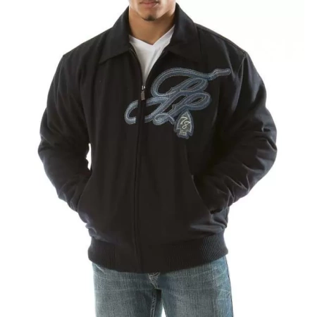 Pelle Pelle Navy Blue Blazer Jacket view 2