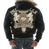 pelle pelle navy fur hood jacket, pelle pelle store, pelle pelle jacket, navy wool jacket