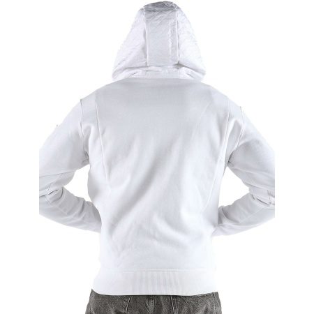 Pelle Pelle Nylon White Hooded Midlayer view 2