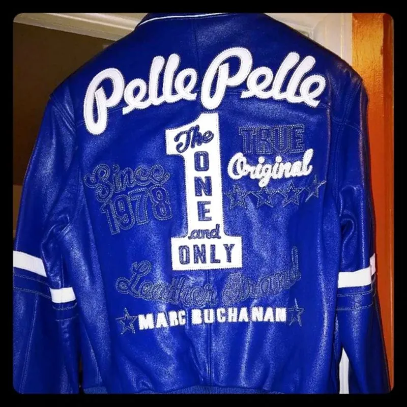 Pelle Pelle Blue Leather Jacket