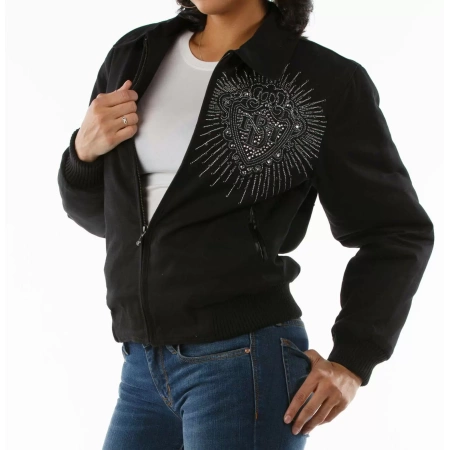 Pelle Pelle Black Diamonds Queen Jacket view 2