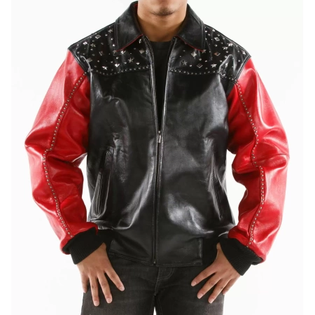 Pelle Pelle Black Red Born Free Jacket view 2
