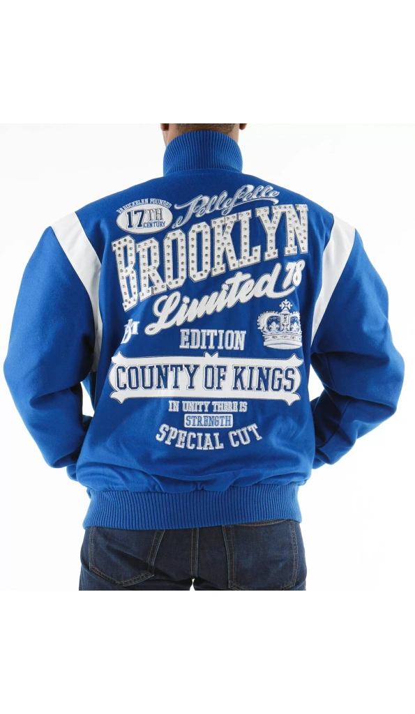 Pelle Pelle Blue Brooklyn Cut Jacket