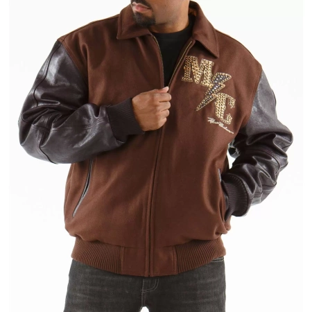 Pelle Pelle Brown Ceremonies Varsity Jacket view 2