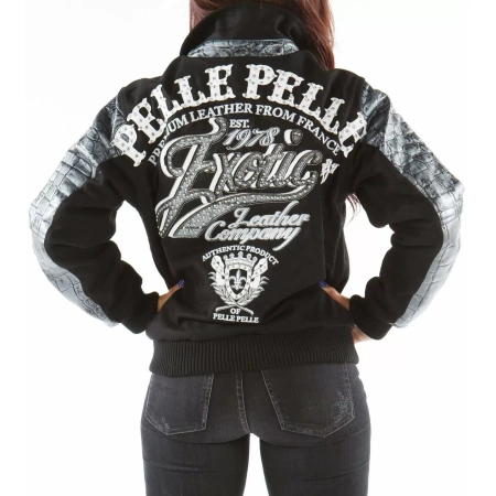 Pelle Pelle Black 1978 Wool Jacket view 2