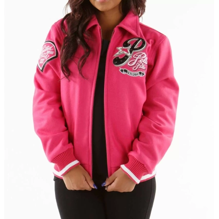 Pelle Pelle Pink Philly Tribute Wool Jacket view 2
