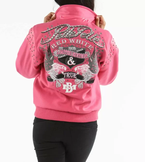 Pink Pelle Pelle True MB Wool Jacket