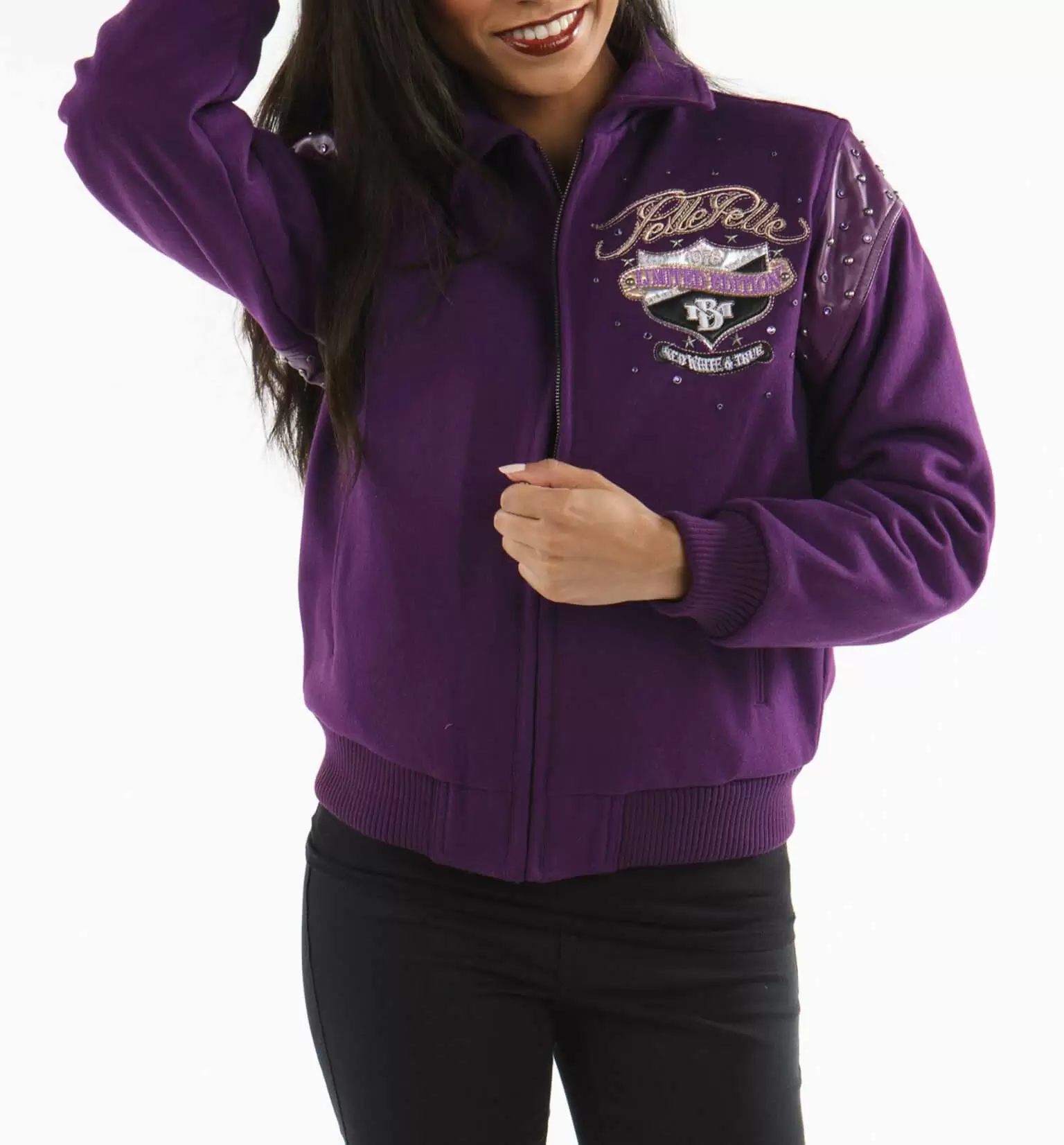 Purple Pelle Pelle True Wool Jacket view 2