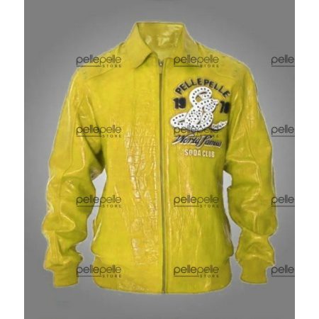 Pelle Pelle Yellow Soda Club MB Jacket view 2