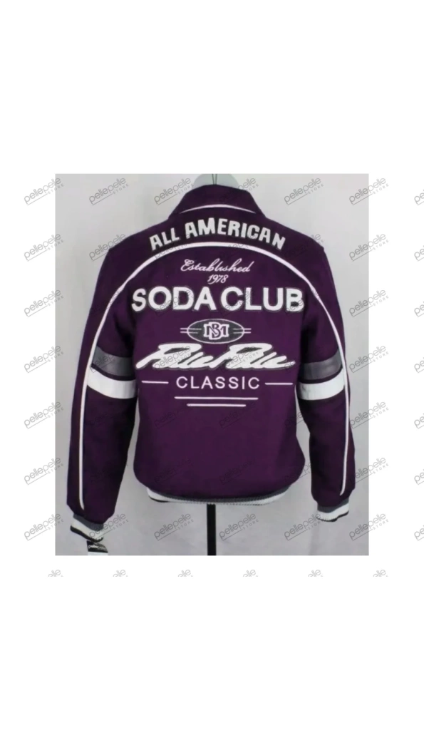 MB Pelle Pelle Purple All American Jacket