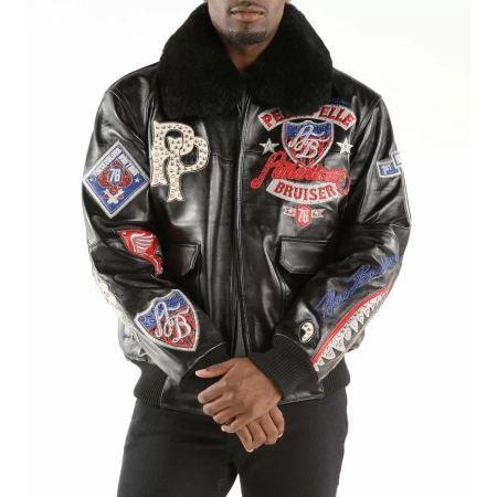 Black Pelle Pelle American Bruiser Jacket view 2