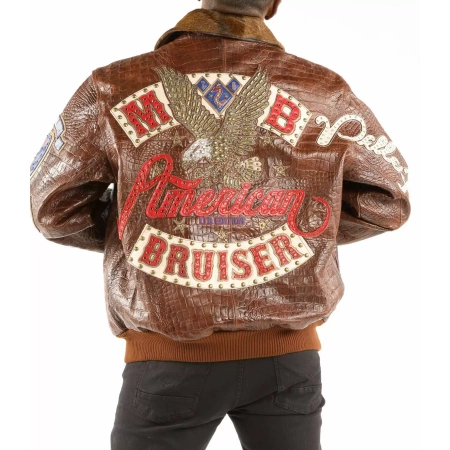 Pelle Pelle DarkBrown Bruiser Leather Jacket view 2