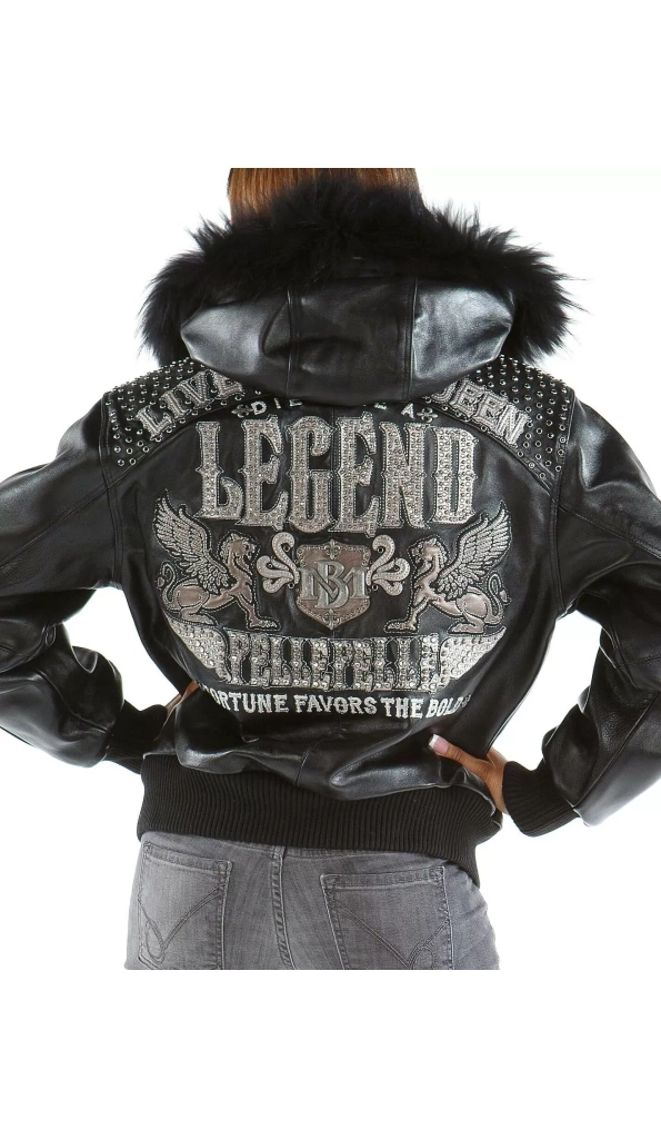 Pelle Pelle Black Live Like a Queen Jacket