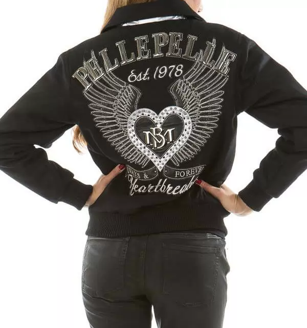 Pelle Pelle Black Heart Breaker Wool Jacket