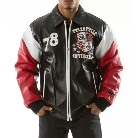Black Pelle Pelle Invincible Leather Jacket view 2