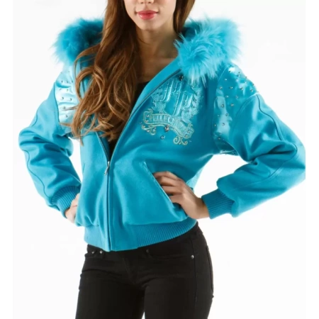 Pelle Pelle Blue Live Like a Queen Jacket view 2