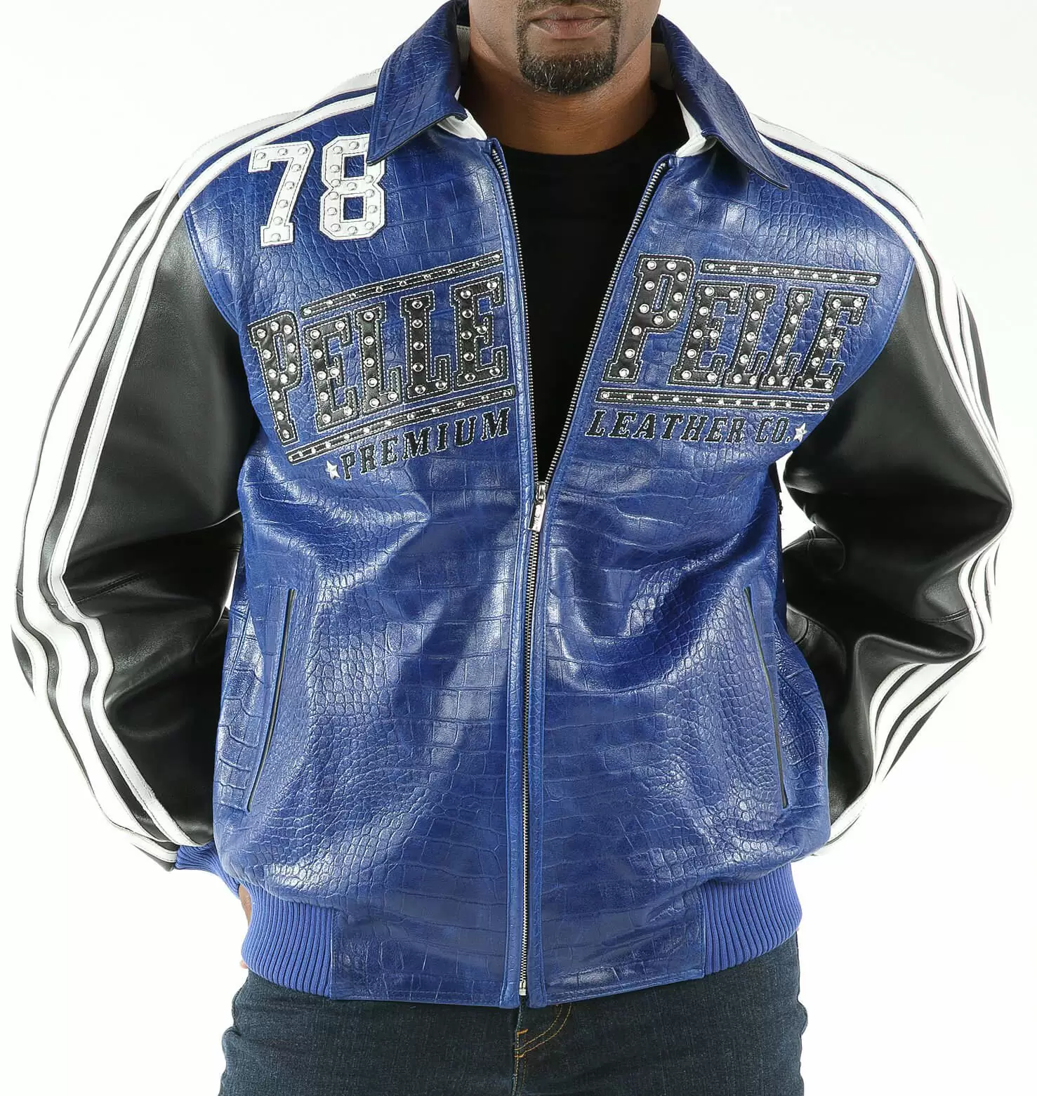 Pelle Pelle Blue Wild Ones Leather Jacket view 2