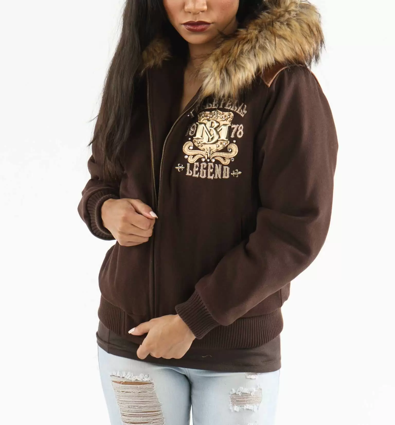 Brown Pelle Pelle Live Like a Queen Jacket view 2