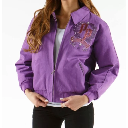 Pelle Pelle Queen Purple Wool Jacket view 2