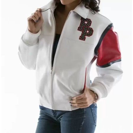 Pelle Pelle All American White Leather Jacket view 2