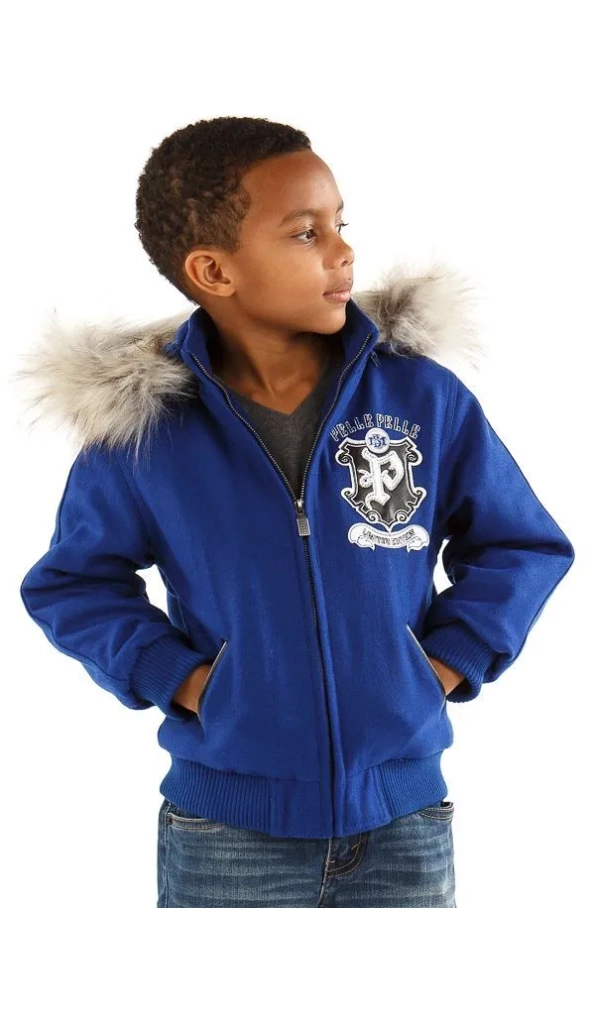Bold Pelle Pelle Back to School Royal Blue kid Jacket