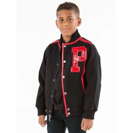 Bold Pelle Pelle Kid Black Red Jacket view 2