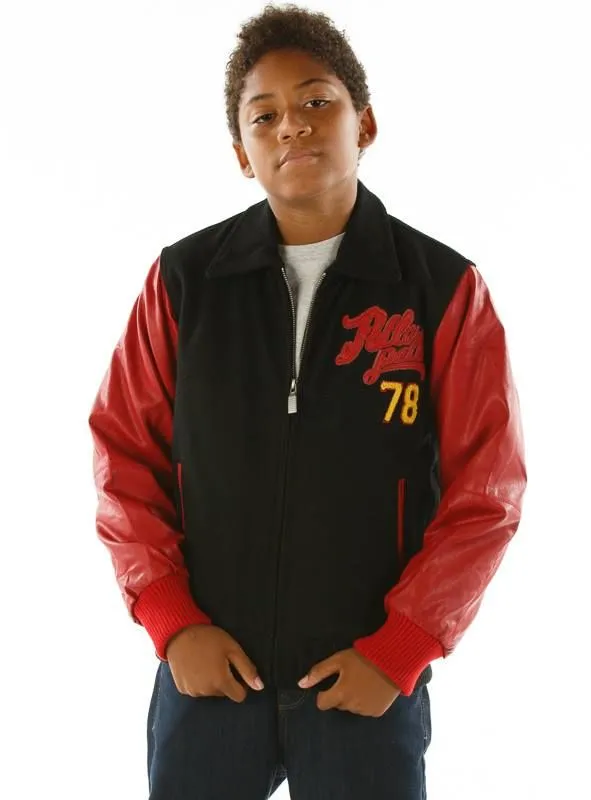 Authentic Pelle Pelle Kid Legendary Red Black Jacket view 2