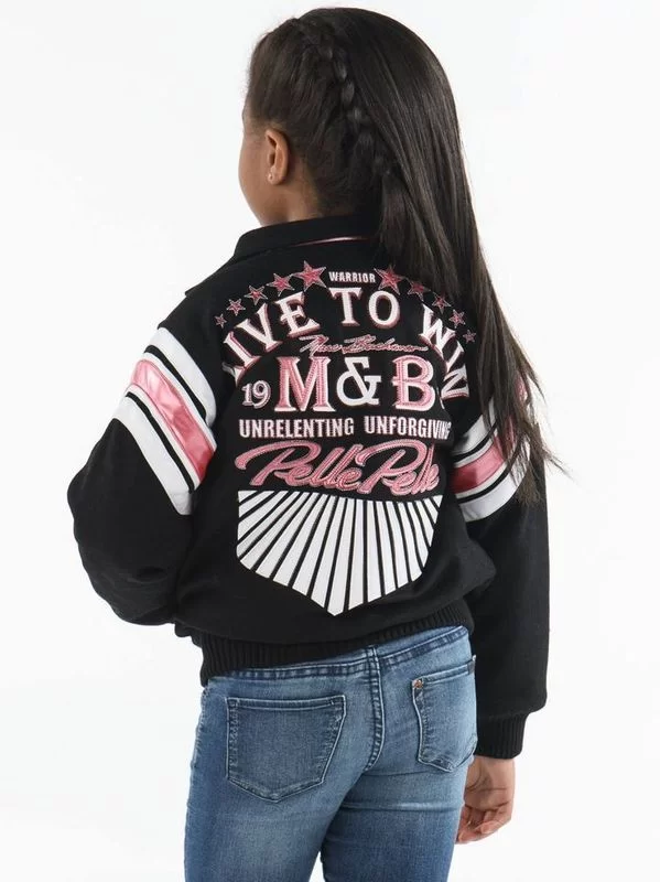 Pelle Pelle Kid Win Black Jacket