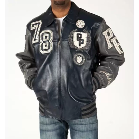 Pelle Pelle Legends 1978 Navy Stud Jacket view 2