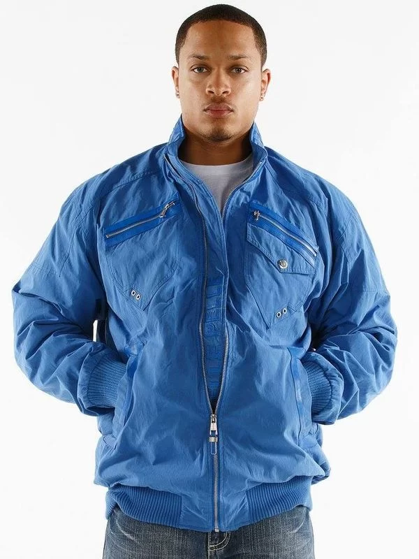 Exclusive Pelle Pelle Men Light Blue Jacket