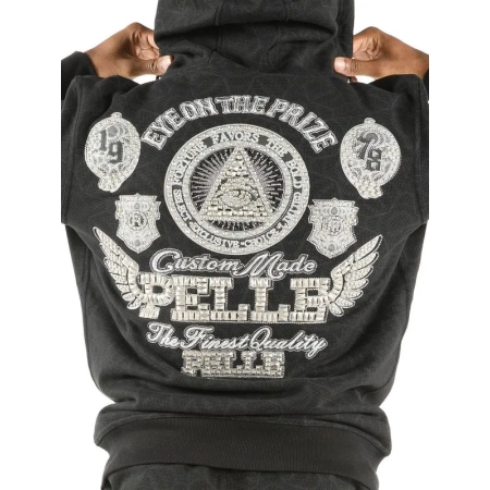 Pelle Pelle Men Bold Black Tracksuit view 3