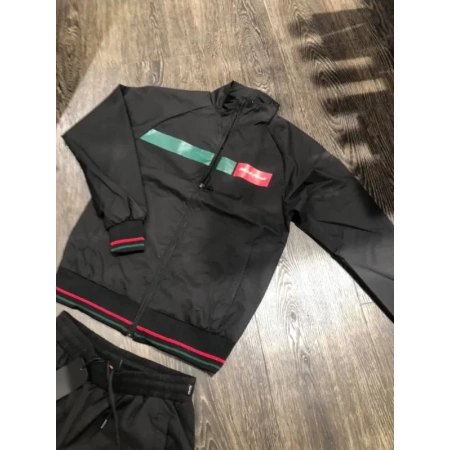Mens Pelle Pelle Husk Black Tracksuit view 2