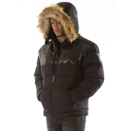 Pelle Pelle Snakeskin Puffer Jacket view 2