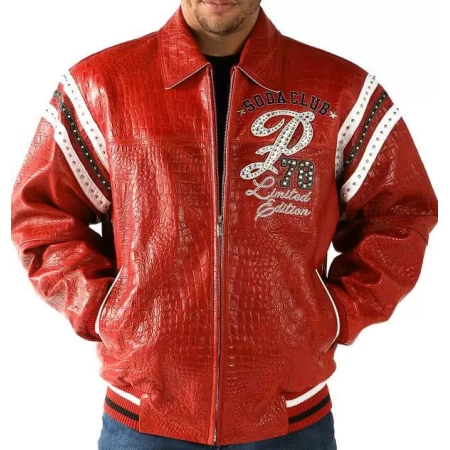 Pelle Pelle Red Soda Club Studded Jacket view 2