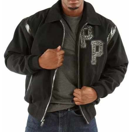 Black Pelle Pelle Street King Wool Jacket view 2