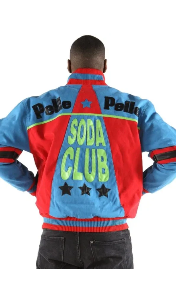 Pelle Pelle Soda Club Blue Red Jacket