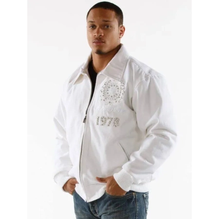 Bold Pelle Pelle USA White Jacket view 2