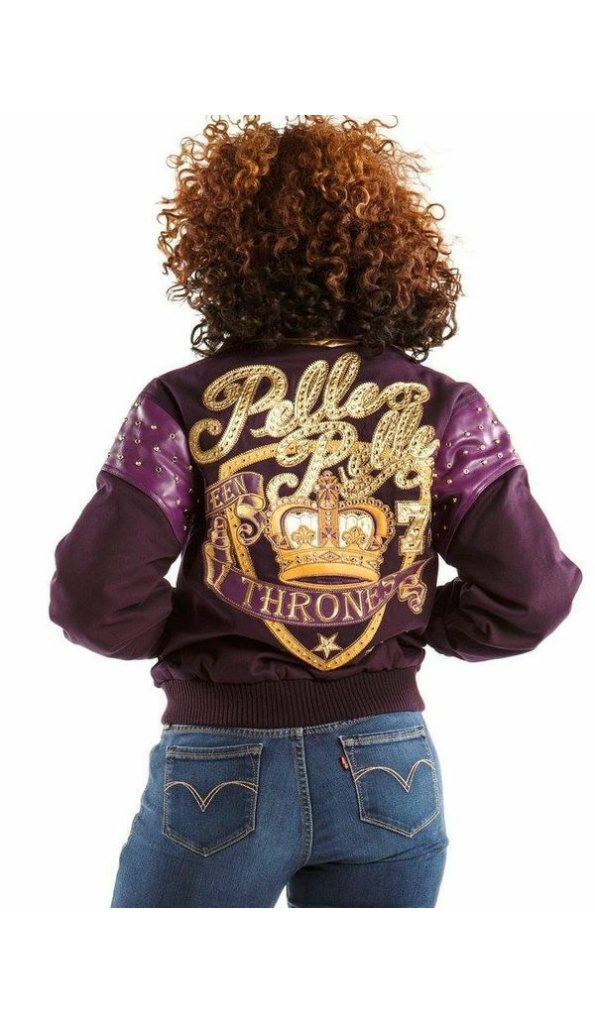 Exclusive Pelle Pelle Womens Purple Jacket