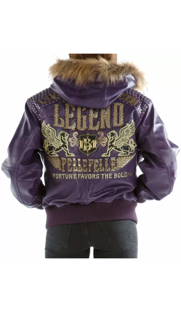 Purple Pelle Pelle Die Like a Legend Jacket