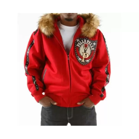 Red Pelle Pelle Band of Brothers Jacket view 2