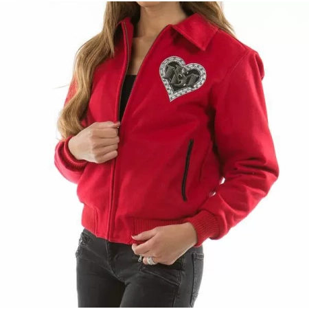 Pelle Pelle Heart Breaker Red Wool Jacket view 2