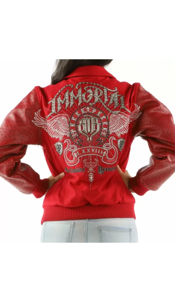Red Pelle Pelle Immortal Revolution Jacket