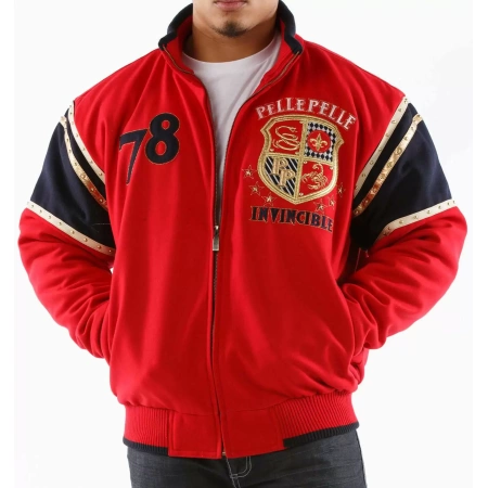 Pelle Pelle Red Invincible Wool Jacket view 2